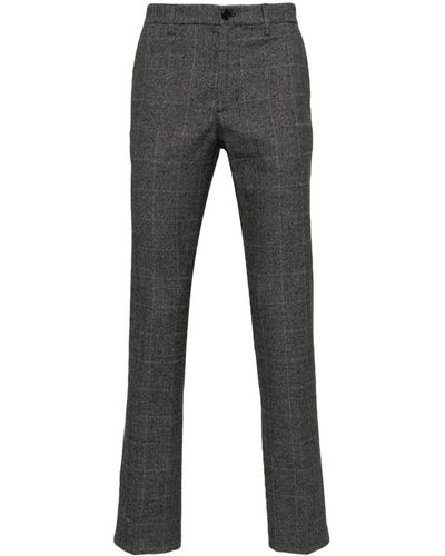 Tommy Hilfiger Denton Check-pattern Pants - Grey