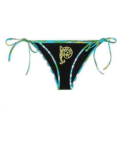 Emilio Pucci P-print Bikini Bottom - Green