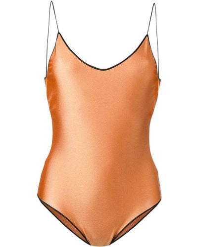 Oséree Travaille Swimsuit - Brown