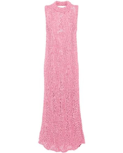 Rodebjer Vague Knitted Dress - Pink