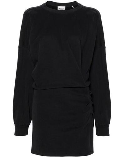 Isabel Marant Samuela Organic Cotton Minidress - Black