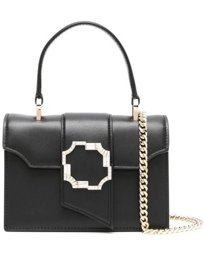Malone Souliers Mini Audrey Leather Tote Bag - Black