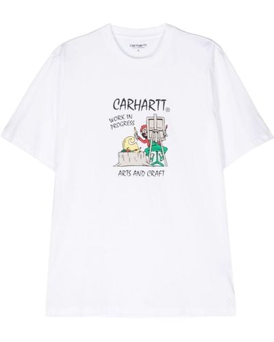 Carhartt Art Supply T-Shirt aus Bio-Baumwolle - Weiß