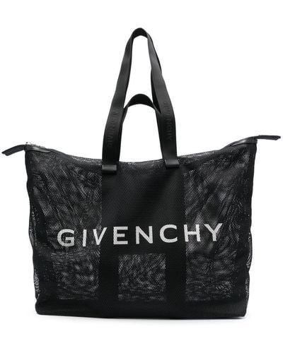 Givenchy Bolso shopper G-Shopper de malla - Negro
