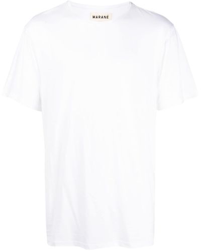 Marané T-Shirt mit Rundhalsausschnitt - Weiß