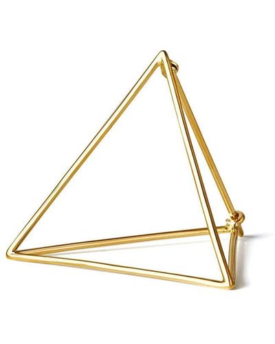 Shihara Orecchino a triangolo 30 - Metallizzato