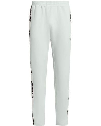 MOUTY Logo-tape Track Trousers - White