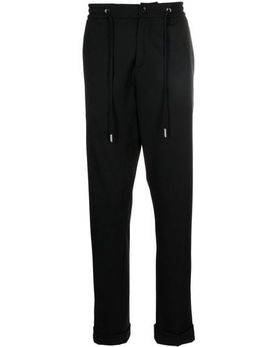 Billionaire Pantalones ajustados con cinturilla elástica - Negro