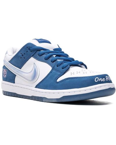 Nike Sb Dunk Low "born X Raised" Sneakers - Blue