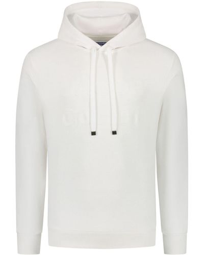 Jacob Cohen Logo-embroidered Hoodie - Wit