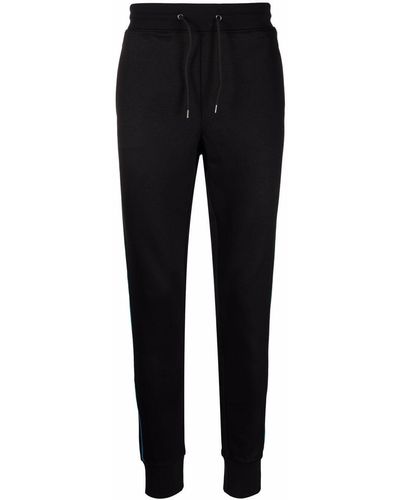 PS by Paul Smith Striped-edge Track Pants - Black