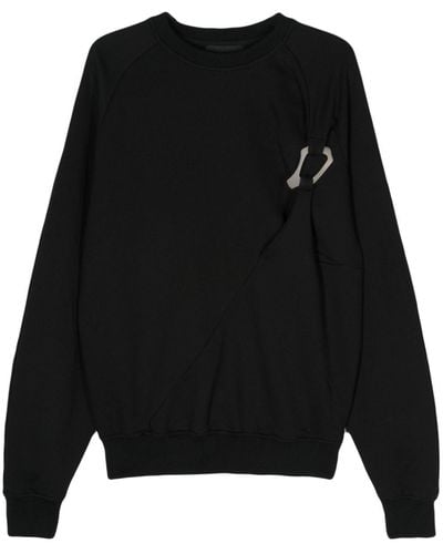 HELIOT EMIL Carabiner Cotton Sweatshirt - Black