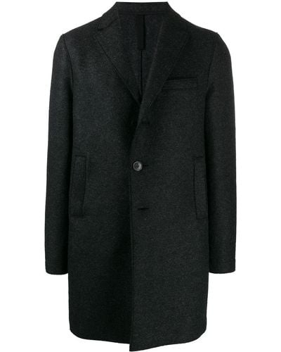 Harris Wharf London Straight Fit Coat - Gray