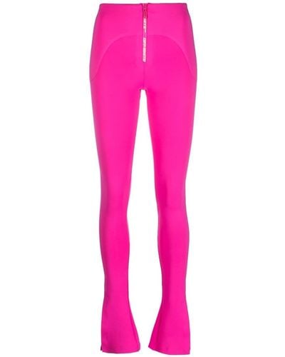 Off-White c/o Virgil Abloh Zip Logo Split leggings - Pink