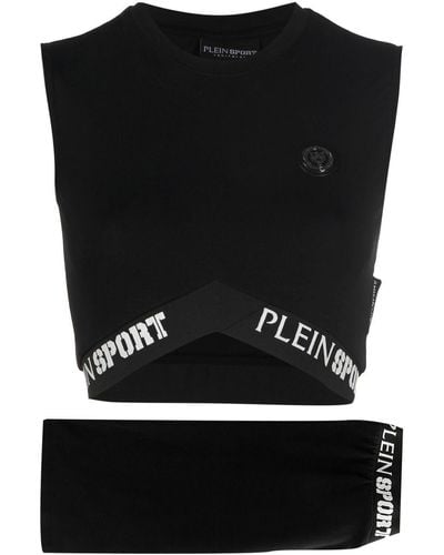 Philipp Plein Logo-print Shorts Set - Black