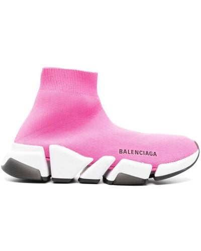 Balenciaga Speed 2.0 Slip-On-Sneakers - Pink