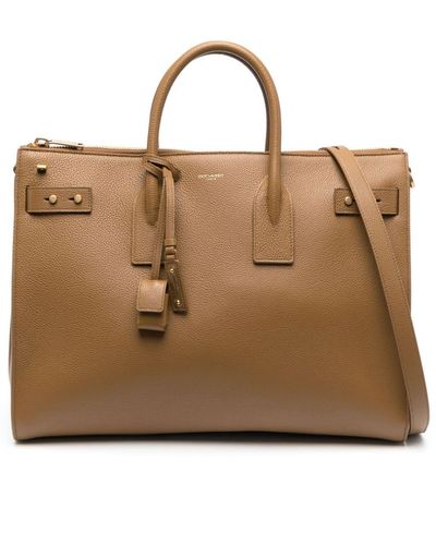 Saint Laurent Borsa tote Sac de Jour - Marrone