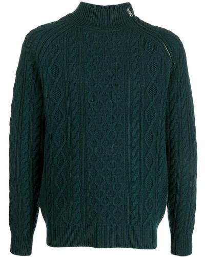 Ron Dorff Telemark Wool-cashmere Jumper - Green