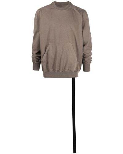 Rick Owens Sweatshirt mit Rundhalsausschnitt - Grau