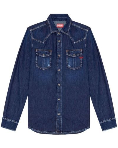 DIESEL Camisa vaquera D-Vega - Azul