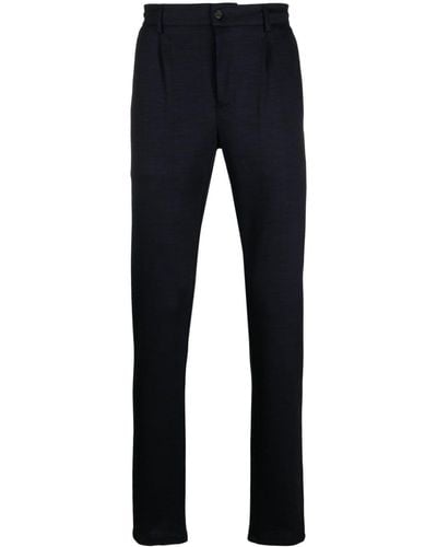 Canali Straight-leg Tailored Pants - Blue