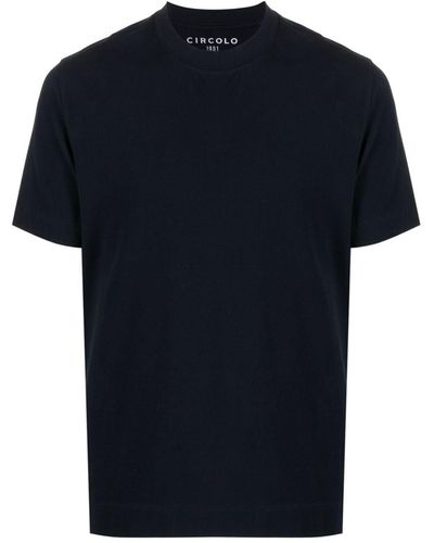 Circolo 1901 Short-sleeved Jersey T-shirt - Blue