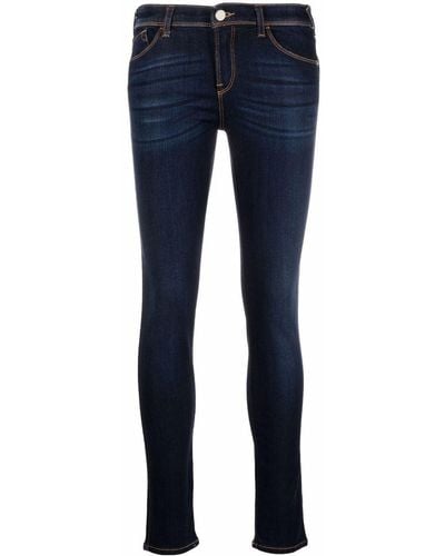 Emporio Armani Low-rise Skinny Jeans - Blue
