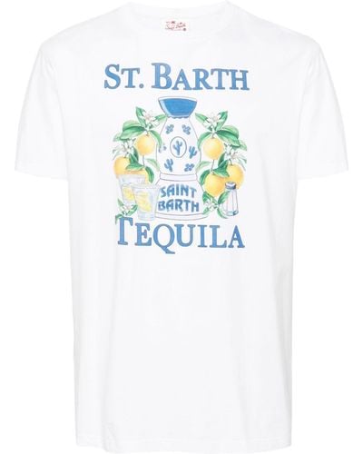 Mc2 Saint Barth Tequila Summer T-Shirt - Blau