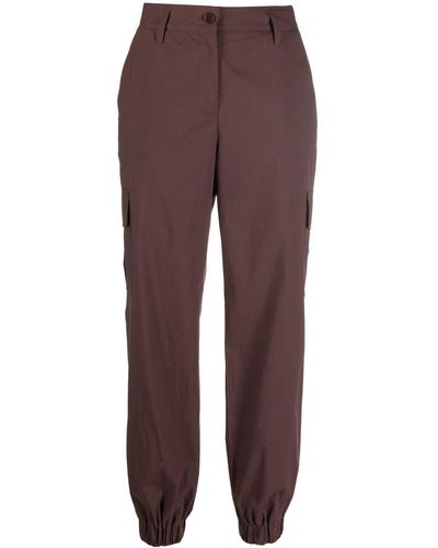 P.A.R.O.S.H. Cargo-pocket Tapered Trousers - Brown