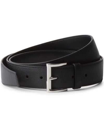 Prada Buckle-fastening Leather Belt - Black