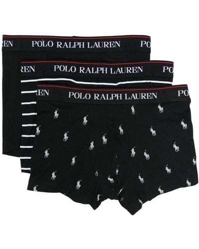 Polo Ralph Lauren Pack de tres calzoncillos - Negro