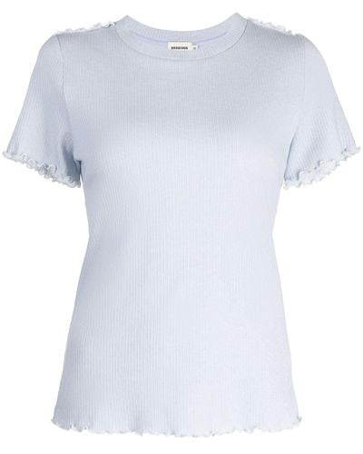 GOODIOUS Muslin Short-sleeved T-shirt - White