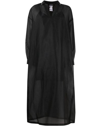 Fabiana Filippi Silk-blend Midi Dress - Black