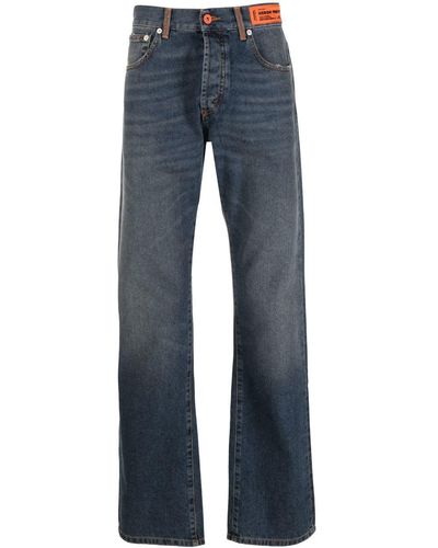 Heron Preston Straight Jeans - Blauw