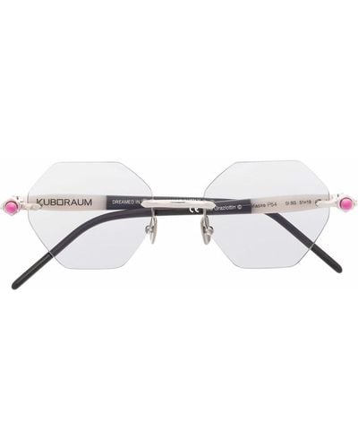 Kuboraum Octagon-frame Sunglasses - Black