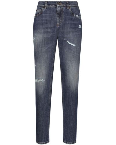 Dolce & Gabbana Jeans mit geradem Bein - Blau