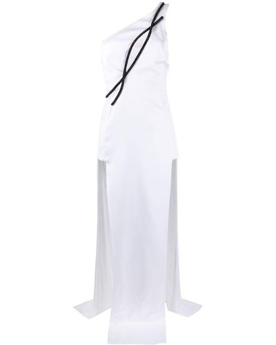 Genny Einschultriges Kleid - Weiß