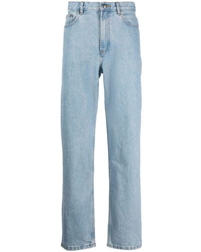 A.P.C. Straight-leg Cotton Jeans - Blue