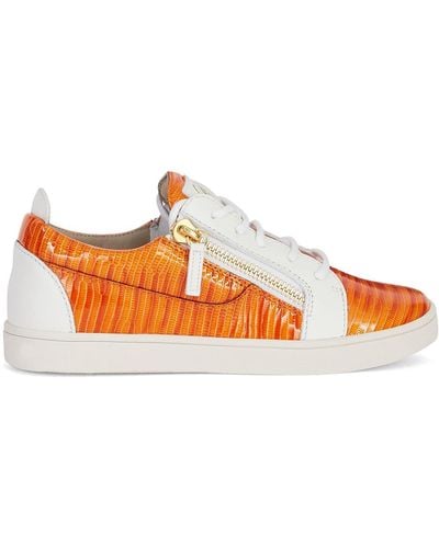 Giuseppe Zanotti 'Gail' Sneakers - Orange