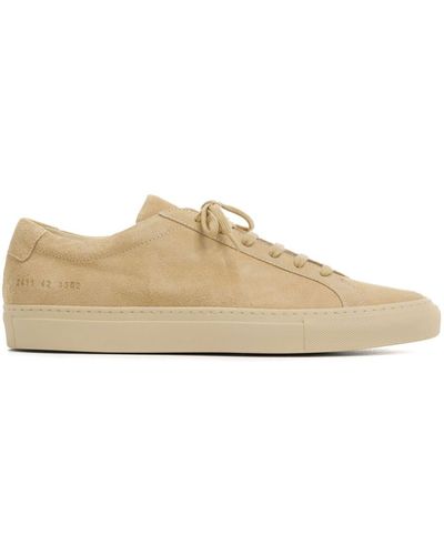 Common Projects Original Achilles Low Suede Trainers - Natural