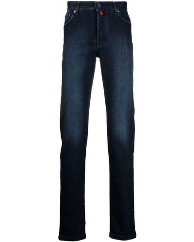 Kiton Straight-leg Denim Jeans - Blue