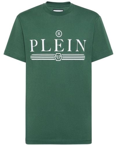 Philipp Plein T-Shirt mit grafischem Print - Grün