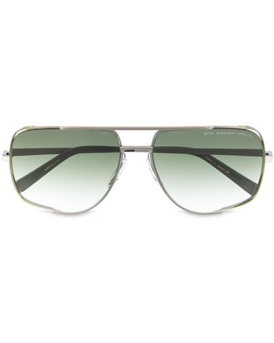 Dita Eyewear Gradient Pilot-style Sunglasses - Metallic