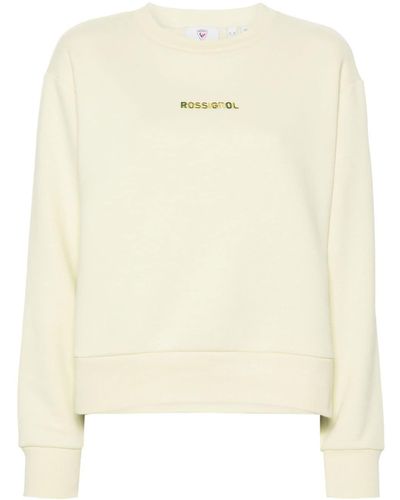 Rossignol Sweater Met Geborduurd Logo - Naturel