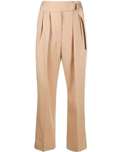 Jil Sander High-waist Cropped Trousers - Brown