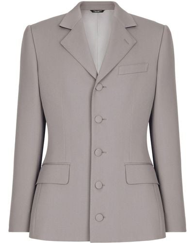 Dolce & Gabbana Single-breasted Wool Suit - Grey