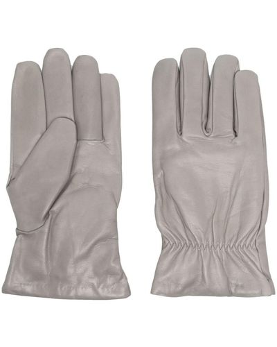 OAMC Full-finger Leather Gloves - Grey