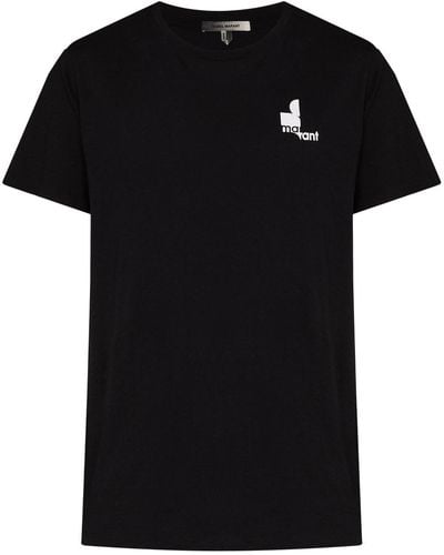 Isabel Marant Zafferh ロゴ Tシャツ - ブラック
