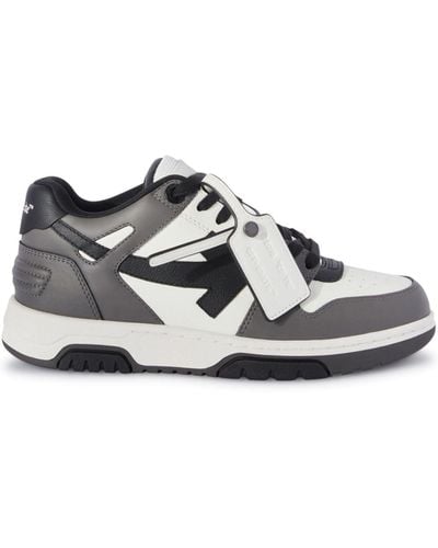 Off-White c/o Virgil Abloh Out Of Office Leren Sneakers - Wit
