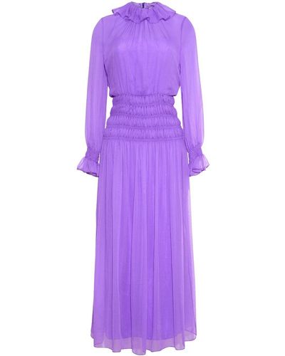 Purple Smock Dresses for Women - Up to 76% off | Lyst